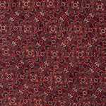 Perský koberec - Bijar kulatý  - 150 x 150 cm - tmavě červená