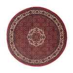 Tapis persan - Bidjar ronde  - 150 x 150 cm - rouge foncé