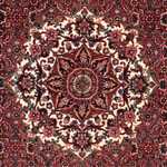 Alfombra persa - Bidjar redondo  - 150 x 150 cm - rojo oscuro