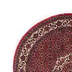 Perzisch tapijt - Bijar rond  - 150 x 150 cm - donkerrood