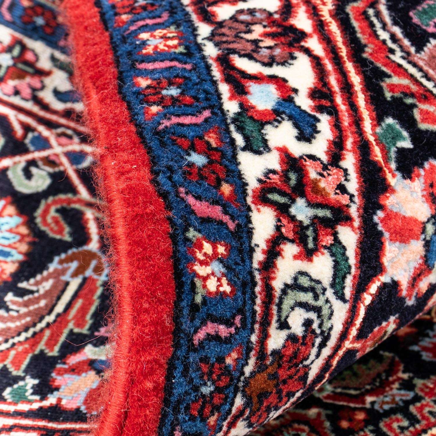 Persisk teppe - Bijar - 350 x 252 cm - mørk rød