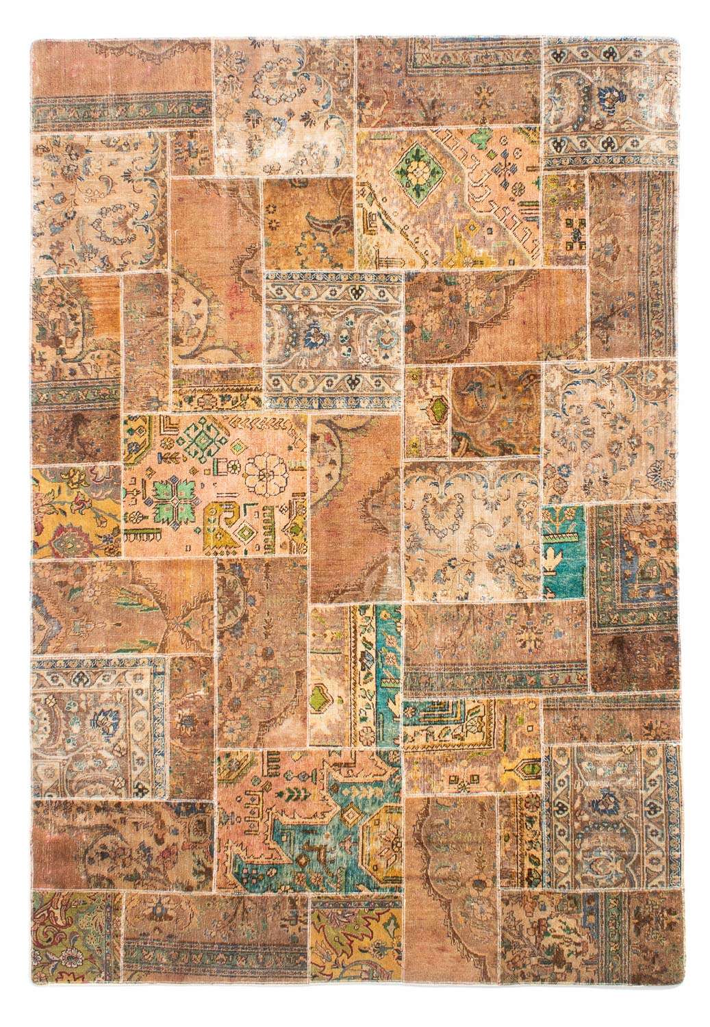 Tapis patchwork - 304 x 213 cm - multicolore