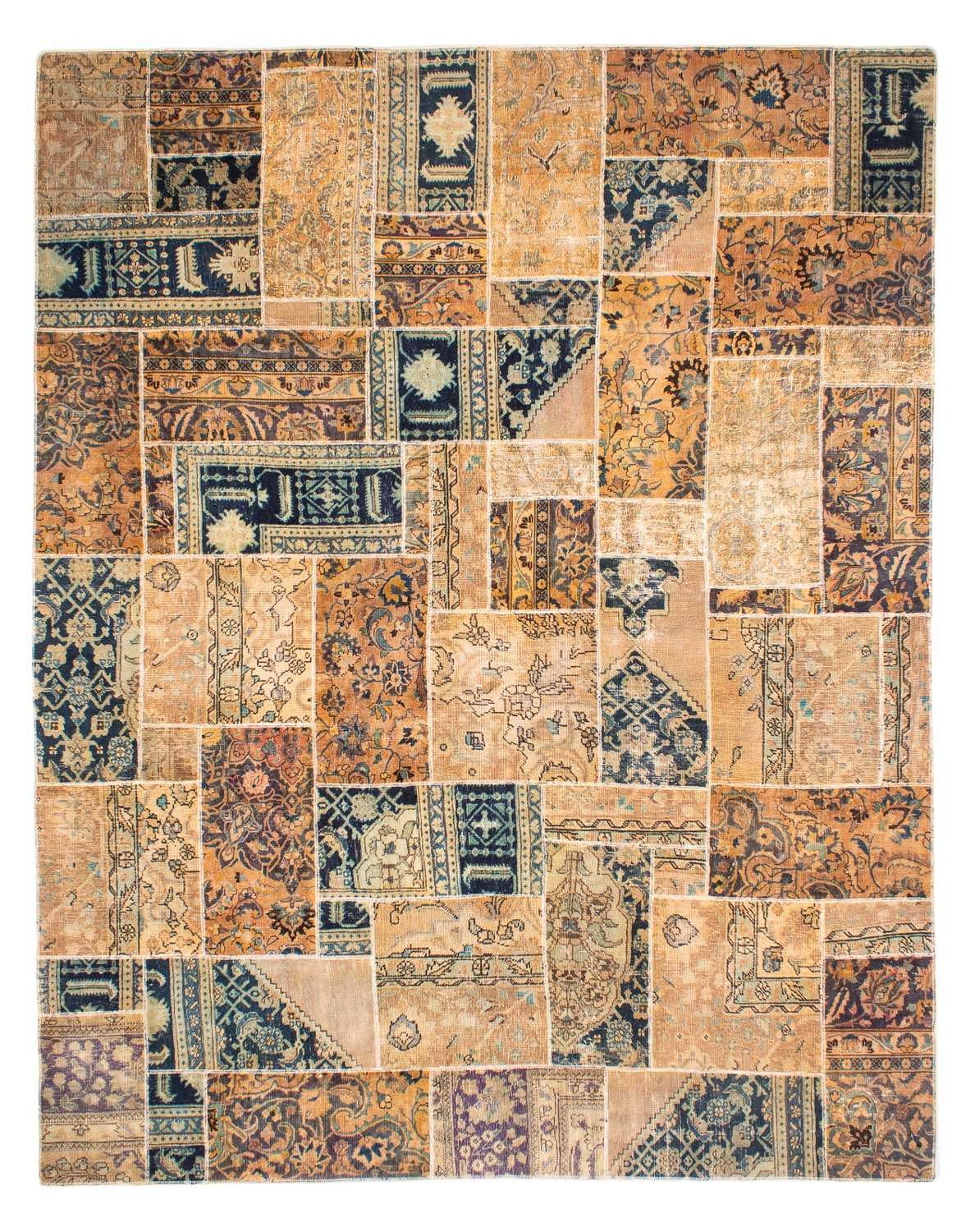 Dywan patchworkowy - 301 x 240 cm - wielokolorowy
