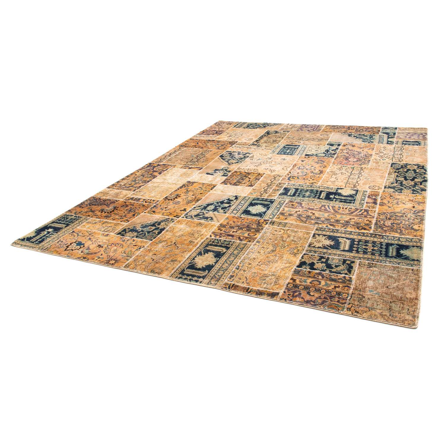 Patchworkový koberec - 301 x 240 cm - vícebarevné