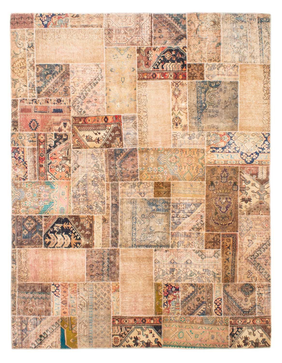 Patchwork Teppich 304 x 235 cm