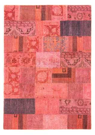 Alfombra de patchwork - 237 x 166 cm - multicolor