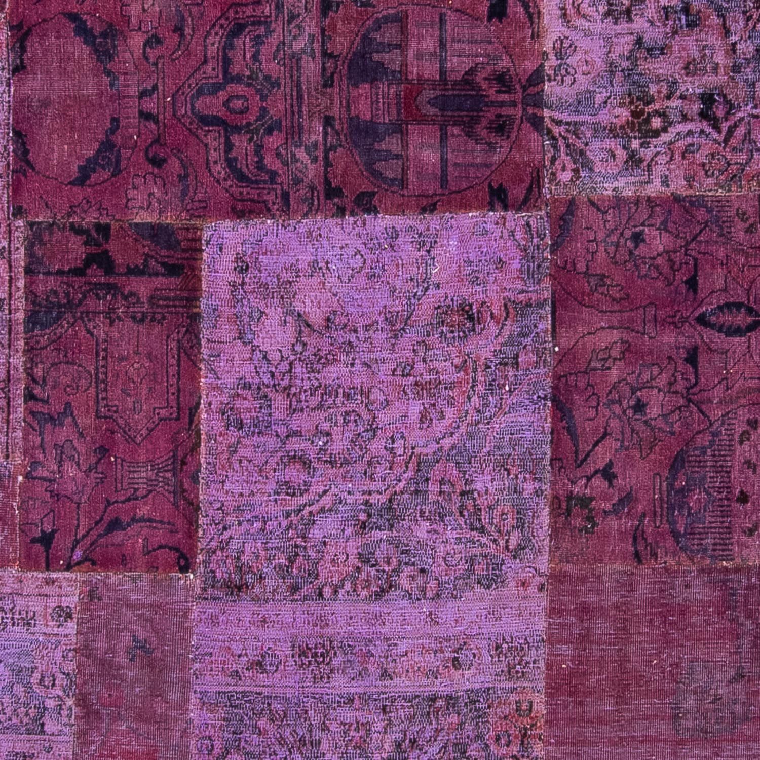 Patchwork tapijt - 356 x 260 cm - veelkleurig