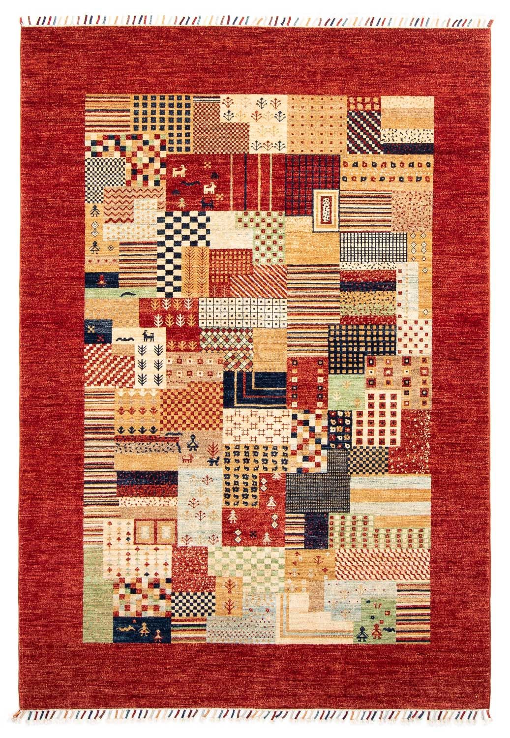 Tapis Ziegler - 243 x 171 cm - rouge foncé