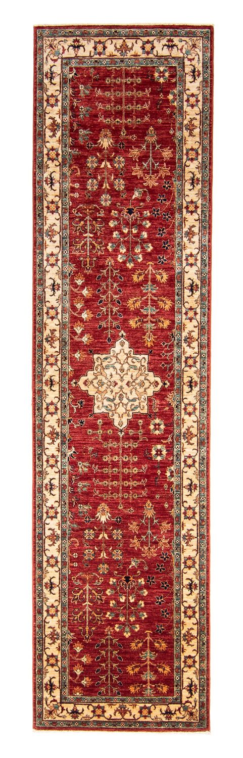 Tapis de couloir Tapis Ziegler - 297 x 80 cm - rouge foncé