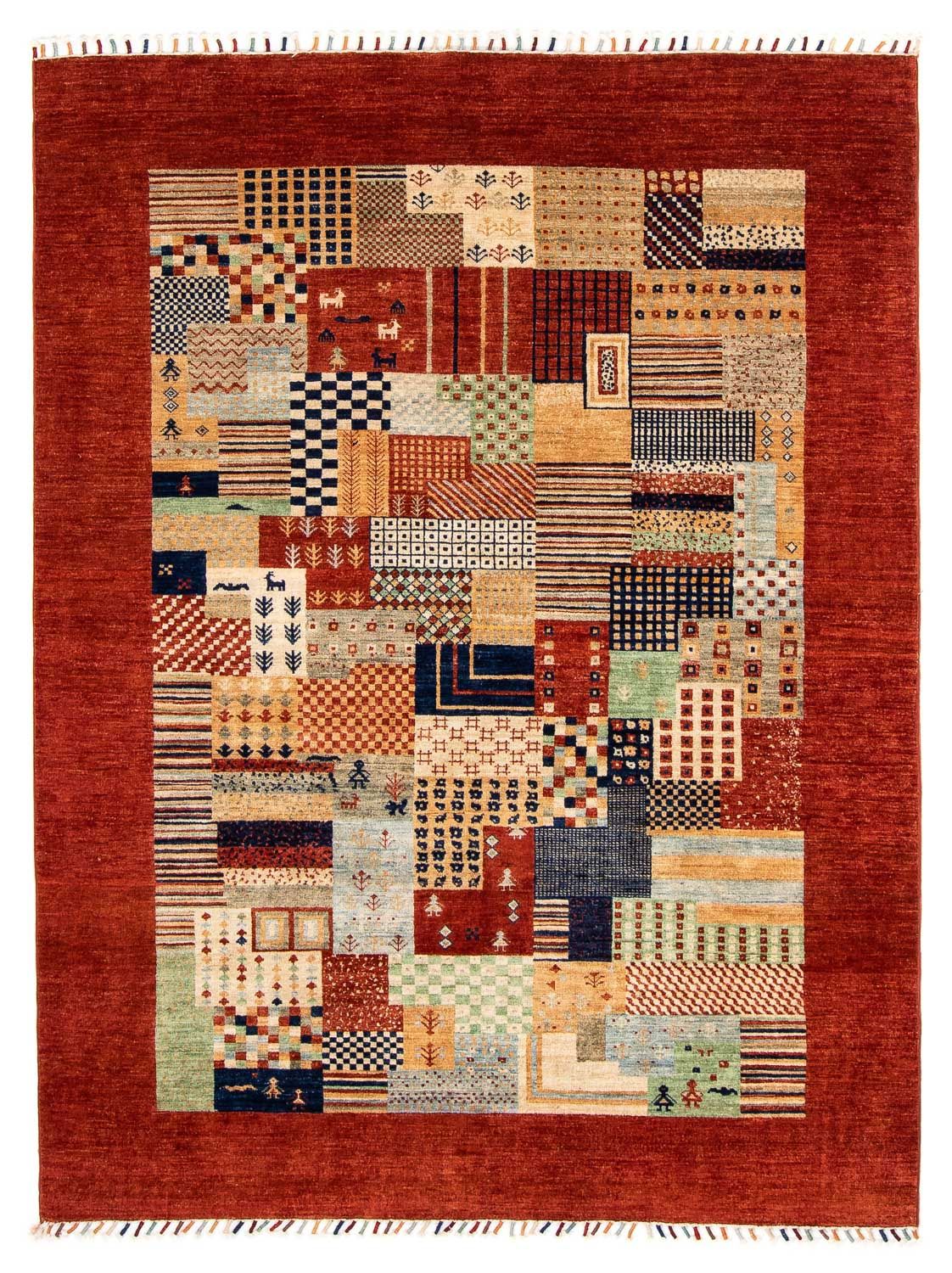 Ziegler Carpet - 217 x 165 cm - mørkerød