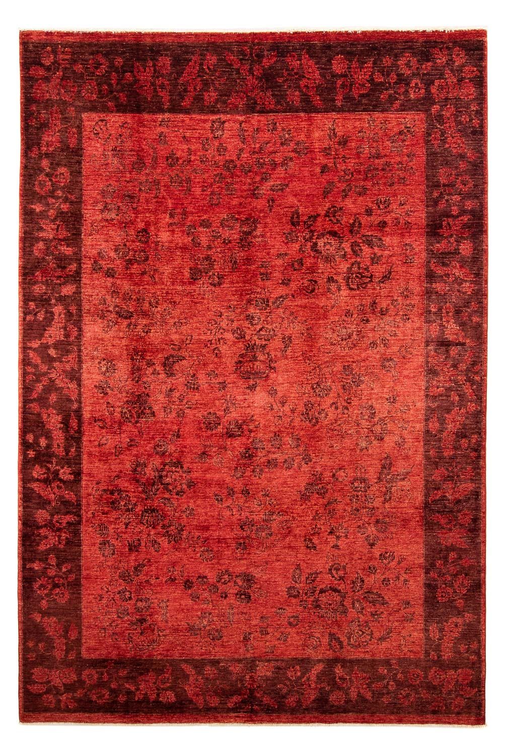 Alfombra Ziegler - 296 x 206 cm - rojo oscuro