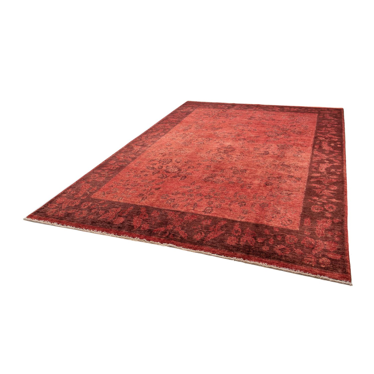 Alfombra Ziegler - 296 x 206 cm - rojo oscuro