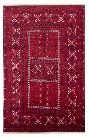 Turkaman tapijt - 248 x 163 cm - donkerrood