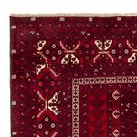 Tapis Turkaman - 237 x 156 cm - rouge foncé