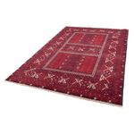 Tapis Turkaman - 237 x 156 cm - rouge foncé