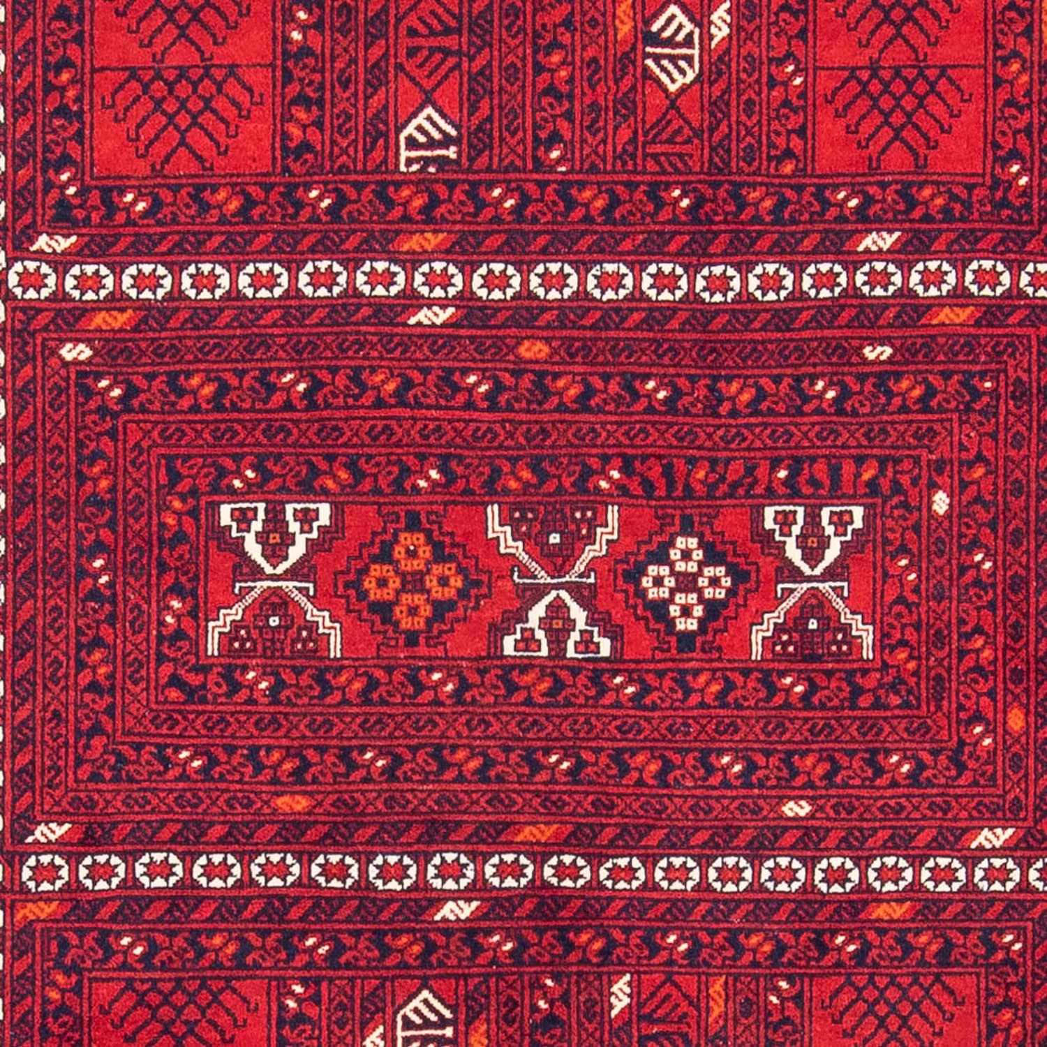 Turkaman tapijt - 245 x 158 cm - donkerrood