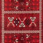 Turkaman teppe - 243 x 160 cm - mørk rød