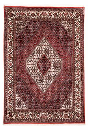 Alfombra persa - Bidjar - 236 x 172 cm - rojo oscuro