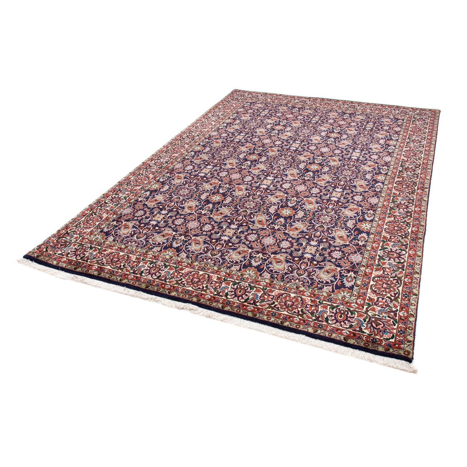 Tapis persan - Bidjar - 247 x 169 cm - bleu foncé