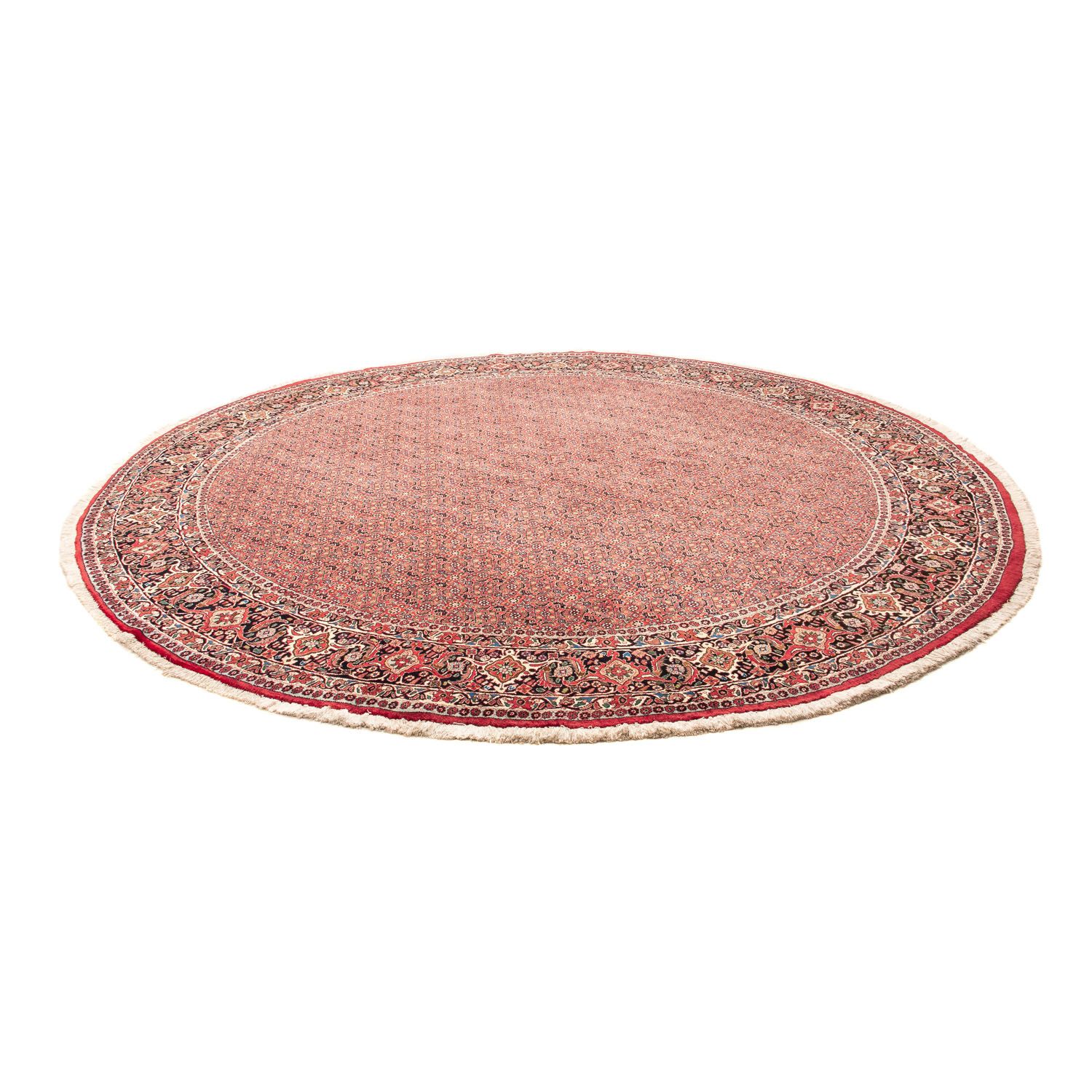 Tapis persan - Bidjar ronde  - 300 x 300 cm - rouge