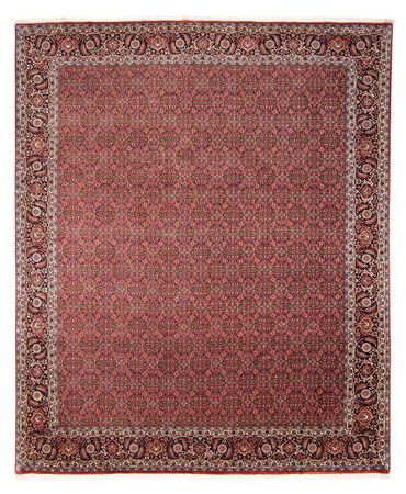 Alfombra persa - Bidjar - 300 x 252 cm - rojo oscuro