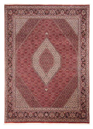 Tapis persan - Bidjar - 305 x 253 cm - rouge foncé