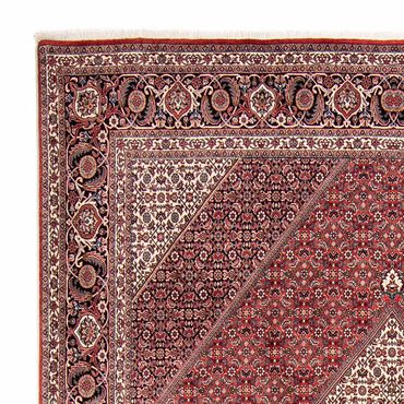 Tapis persan - Bidjar - 305 x 253 cm - rouge foncé