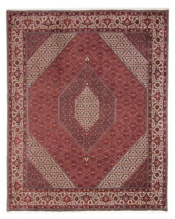 Alfombra persa - Bidjar - 295 x 251 cm - rojo oscuro