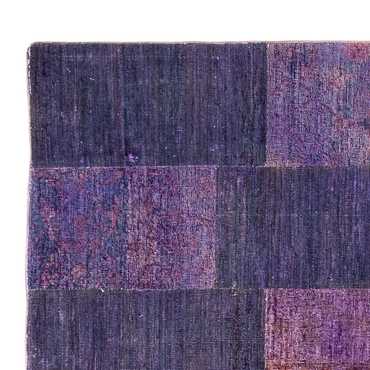 Alfombra de patchwork - 237 x 165 cm - multicolor