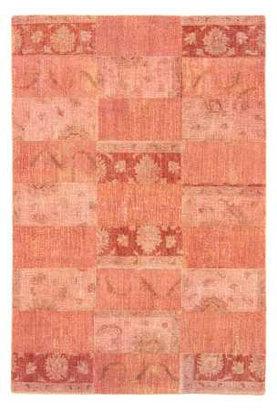 Patchwork Rug - 270 x 181 cm - light red