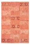 Patchwork tapijt - 270 x 181 cm - licht rood