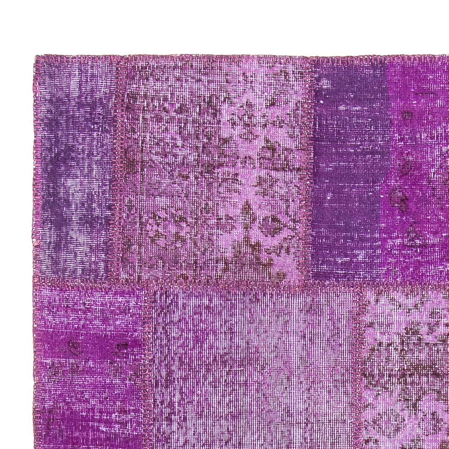 Tappeto Patchwork - 240 x 170 cm - viola