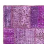 Tapis patchwork - 240 x 170 cm - violet