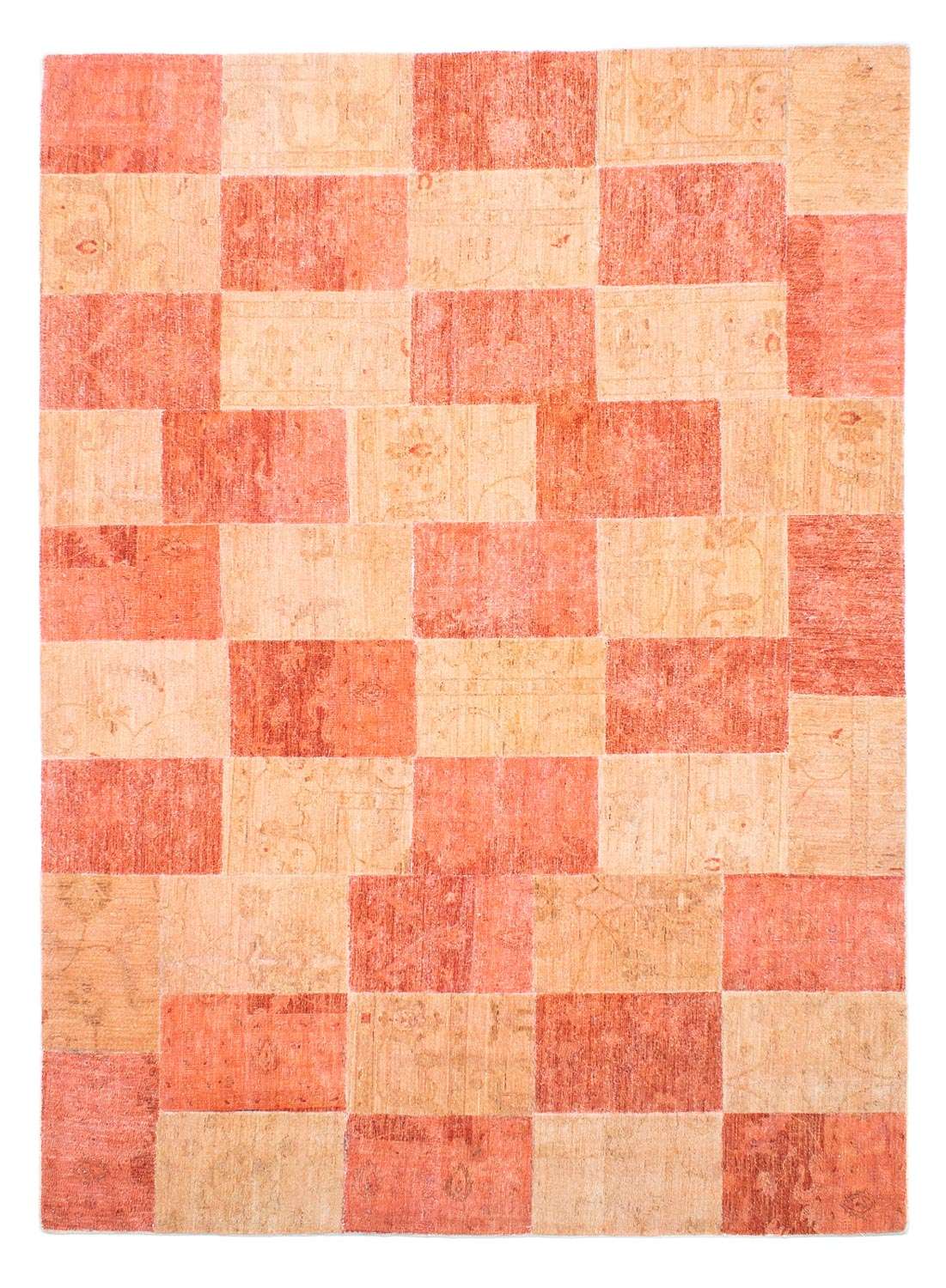 Tapete de trabalho em patchwork - 294 x 212 cm - multicolorido