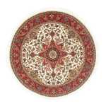 Perzisch tapijt - Tabriz - Royal rond  - 148 x 148 cm - beige