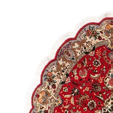 Tappeto Persero - Tabriz - Reale ovale  - 195 x 130 cm - rosso