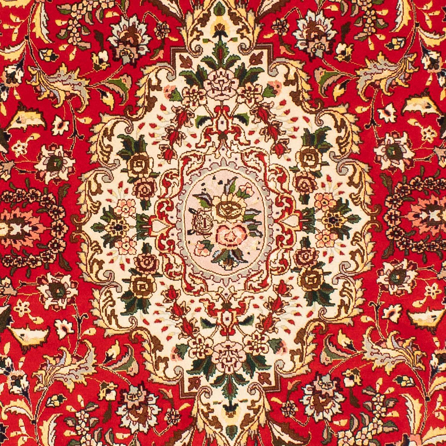 Tappeto Persero - Tabriz - Reale ovale  - 200 x 130 cm - rosso