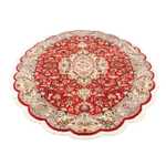 Perský koberec - Tabríz - Královský oválný  - 200 x 130 cm - červená