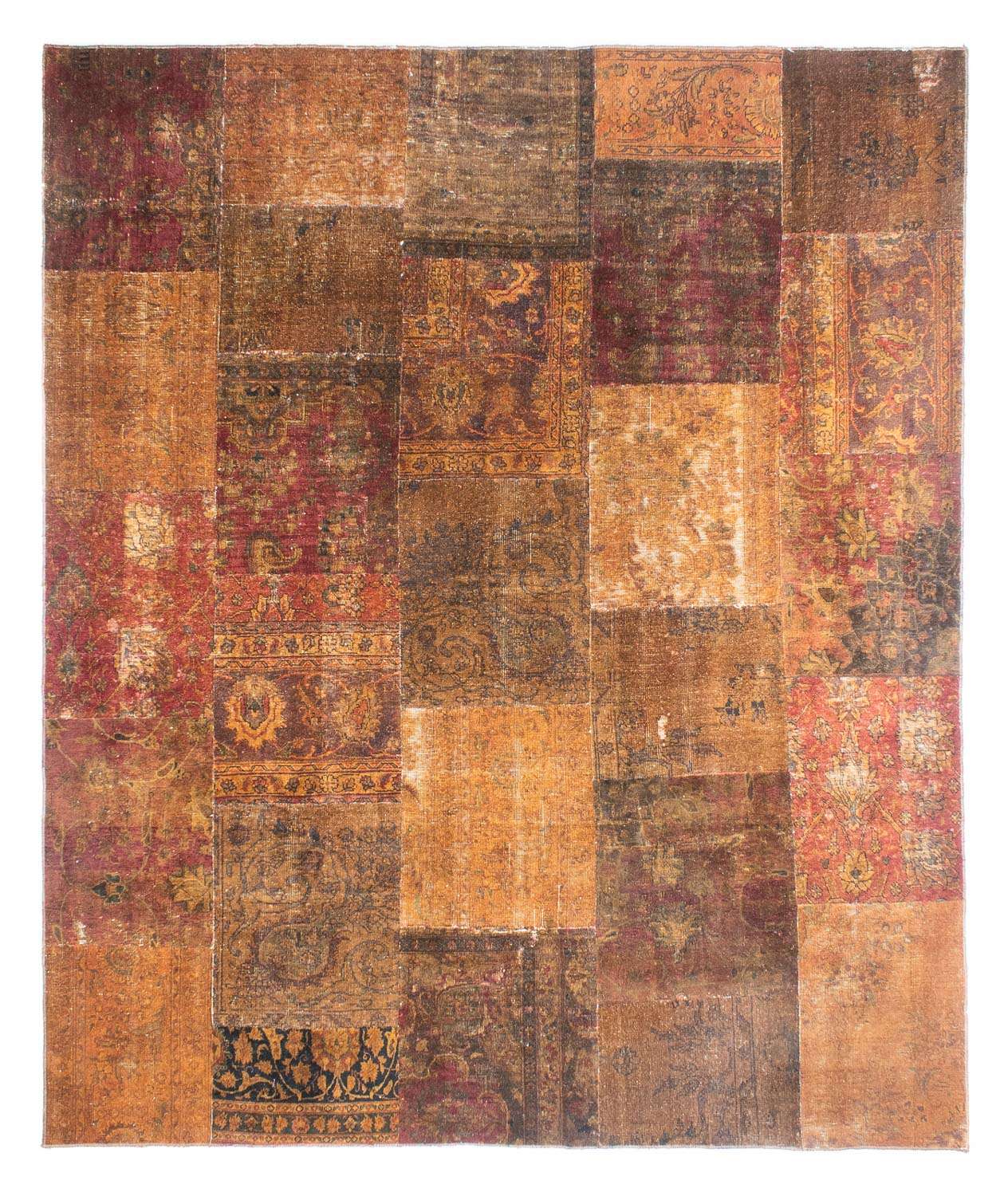 Alfombra de patchwork - 296 x 246 cm - multicolor