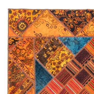 Patchwork Rug - 234 x 176 cm - multicolored