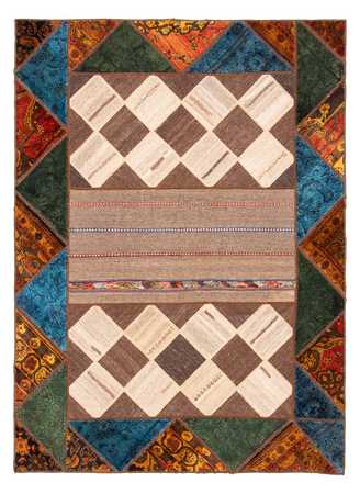 Tapis patchwork - 224 x 164 cm - multicolore