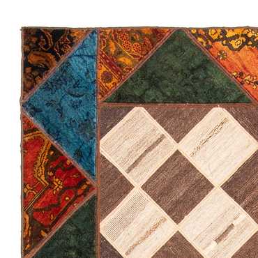 Tapis patchwork - 224 x 164 cm - multicolore