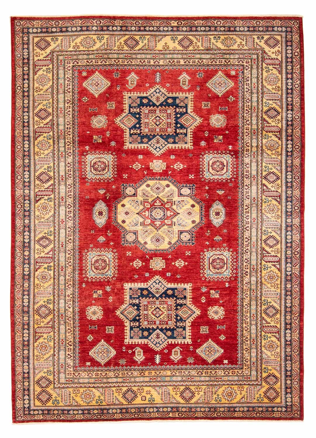 Tapete Ziegler - Kazak - 303 x 218 cm - vermelho escuro