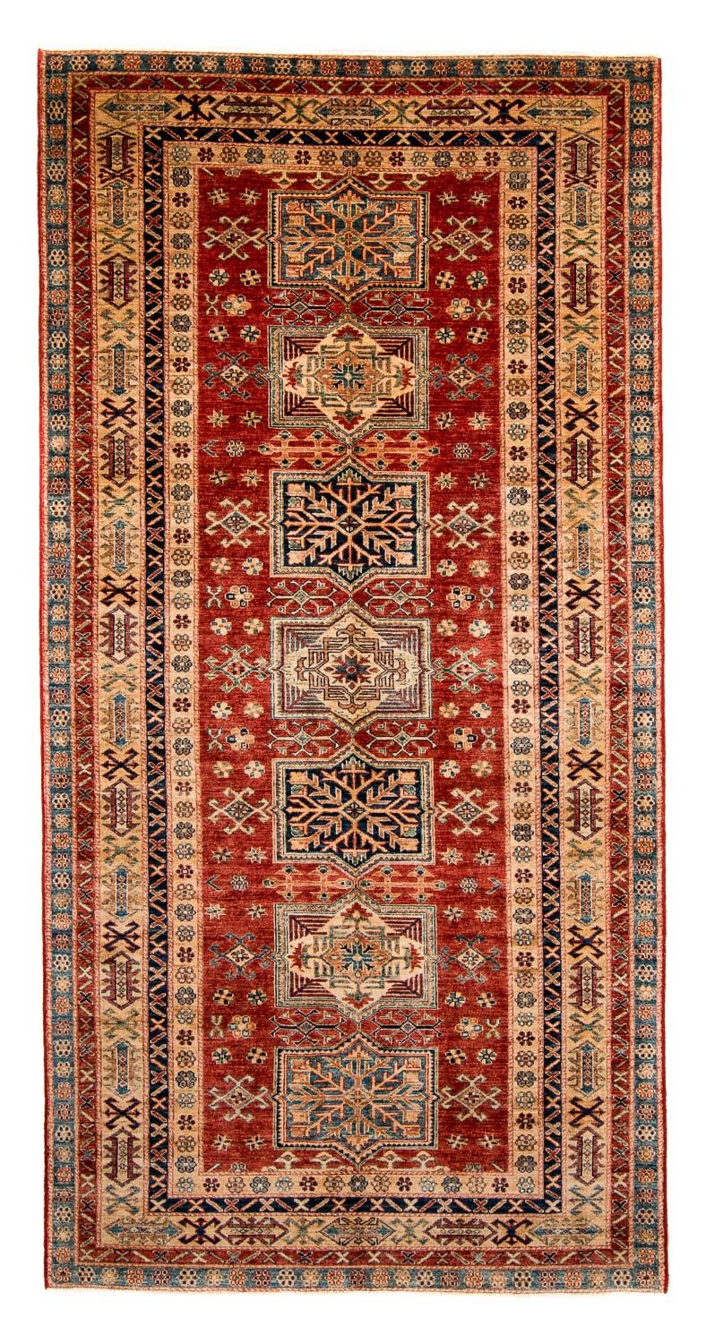 Zieglerův koberec - Kazak - 312 x 158 cm - tmavě červená