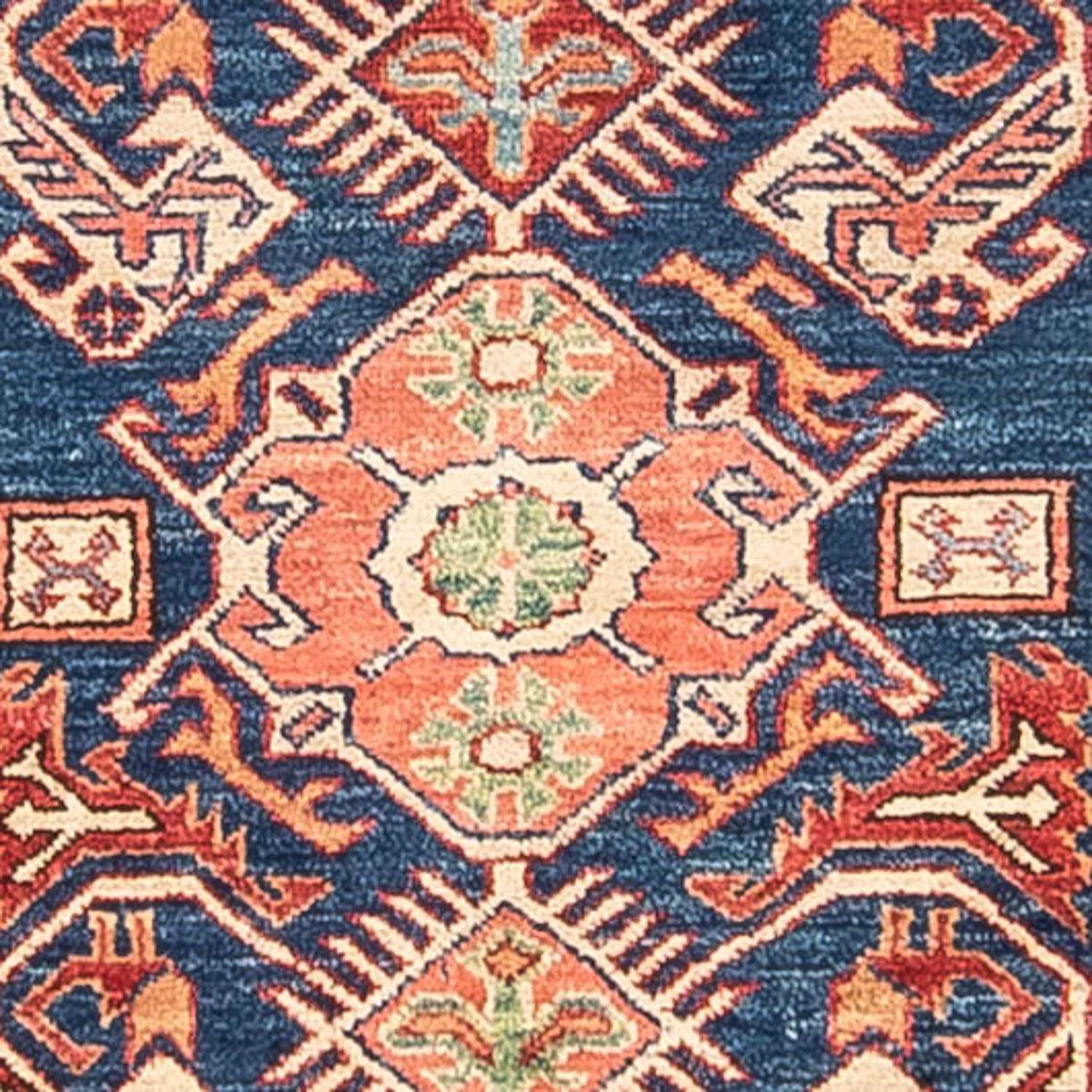 Runner Ziegler Carpet - Kazak - 298 x 78 cm - blå