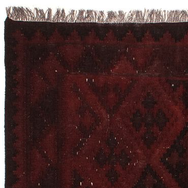 Tapis Kelim - Oriental - 193 x 145 cm - rouge foncé