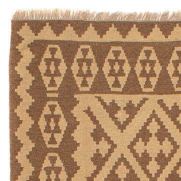 Tapis Kelim - Oriental - 203 x 165 cm - marron clair