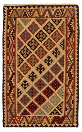 Tapis Kelim - Oriental - 188 x 124 cm - marron