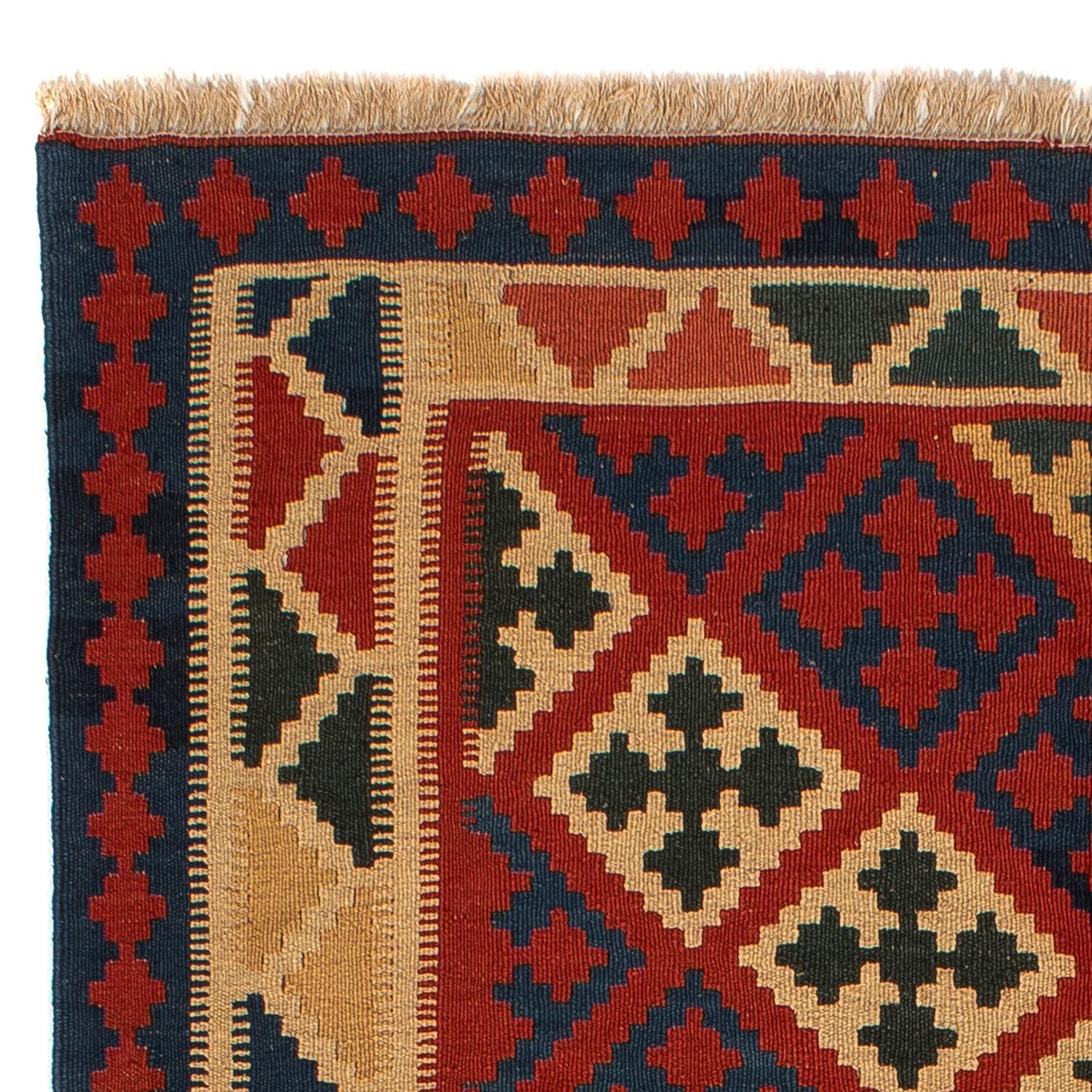 Kelim Rug - Oriental - 220 x 151 cm - dark red