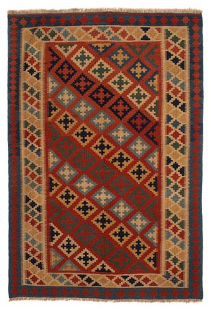 Tapis Kelim - Oriental - 210 x 158 cm - multicolore